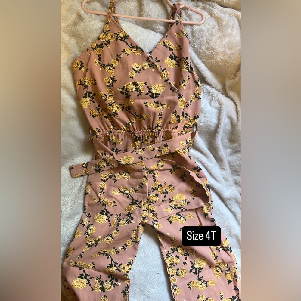 Girls Floral Jumper
